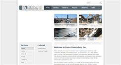 Desktop Screenshot of poncecontractors.net